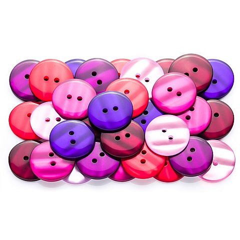 buttinette Mode-Knöpfe, Beerentöne, Größe: 22 mm Ø, Inhalt: 40 Stück buttinette Mode-Knöpfe, Beerentöne, Größe: 22 mm Ø, Inhalt: 40 Stück von buttinette