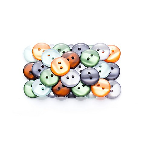 buttinette Mode-Knöpfe, modisch, Größe: 15 mm Ø, Inhalt: 40 Stück buttinette Mode-Knöpfe, modisch, Größe: 15 mm Ø, Inhalt: 40 Stück von buttinette