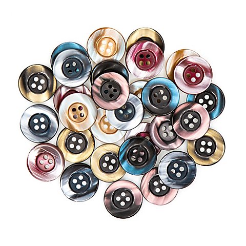 buttinette Modeknöpfe, Größe: 20 mm Ø, Inhalt: 30 Stück buttinette Modeknöpfe, Größe: 20 mm Ø, Inhalt: 30 Stück von buttinette