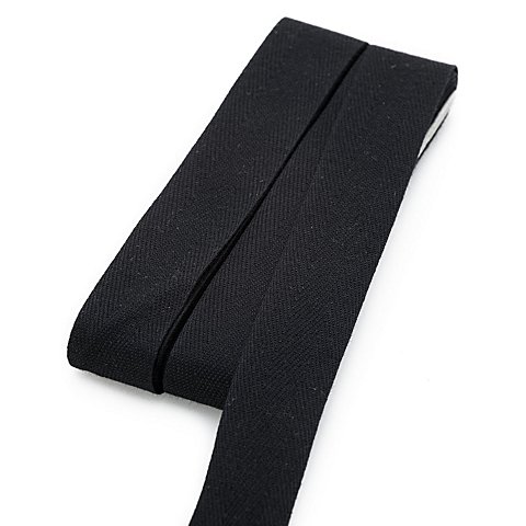 buttinette Nahtband, schwarz, Breite: 2 cm, 5 m von buttinette