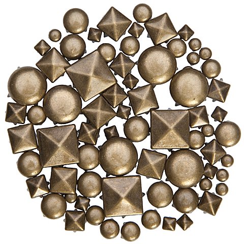 buttinette Nieten, Farbe: messing, Inhalt: 200 Stück buttinette Nieten, Farbe: messing, Inhalt: 200 Stück von buttinette