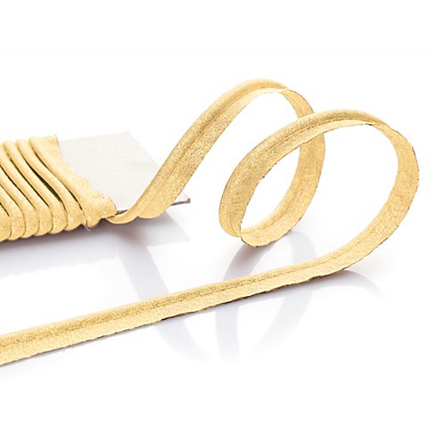 buttinette Paspelband, gold glitzernd, 4 mm Ø, 5 m von buttinette