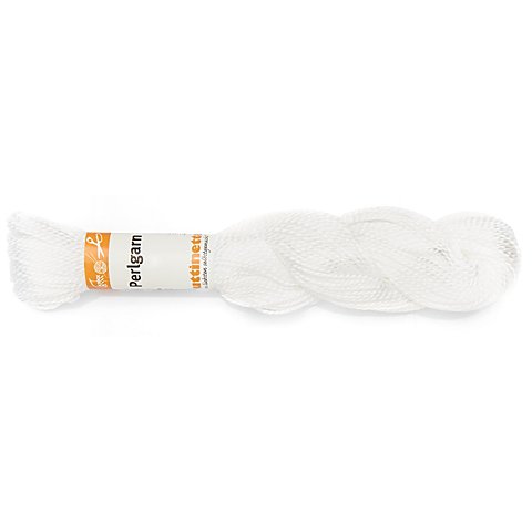 buttinette Perlgarn, weiß, 25g-Strang buttinette Perlgarn, weiß, 25g-Strang von buttinette