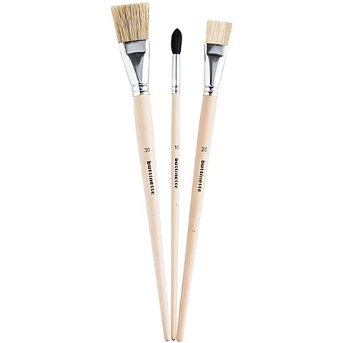 buttinette Pinsel, groß, 3 Stück buttinette Pinsel, groß, 3 Stück von buttinette
