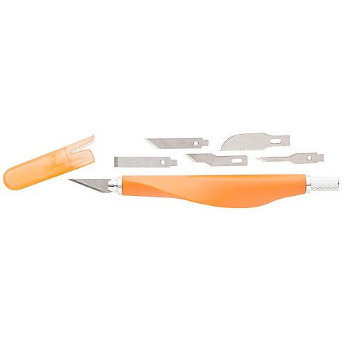 buttinette Präzisionsmesser-Set, 1 Messer mit 6 Klingen buttinette Präzisionsmesser-Set, 1 Messer mit 6 Klingen von buttinette