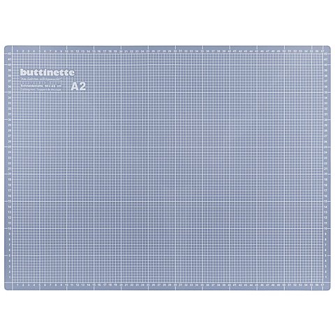 buttinette Profi-Schneidematte, 60 x 45 cm, blau/grau von buttinette