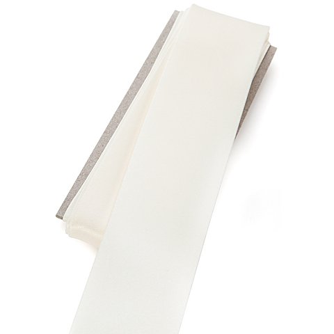 buttinette Satin-Schrägband, ecru, Breite: 3 cm, Länge: 3 m von buttinette