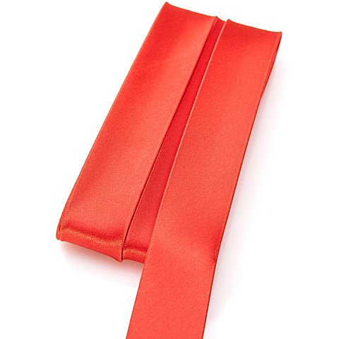 buttinette Satin-Schrägband, rot, Breite: 2 cm, Länge: 5 m von buttinette