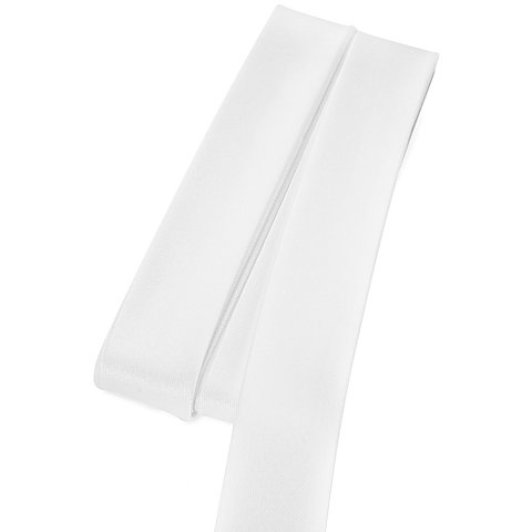 buttinette Satin-Schrägband, weiß, Breite: 2 cm, Länge: 5 m von buttinette