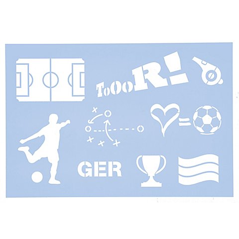 buttinette Schablone "Fußball", 29,5 x 20 cm buttinette Schablone "Fußball", 29,5 x 20 cm von buttinette