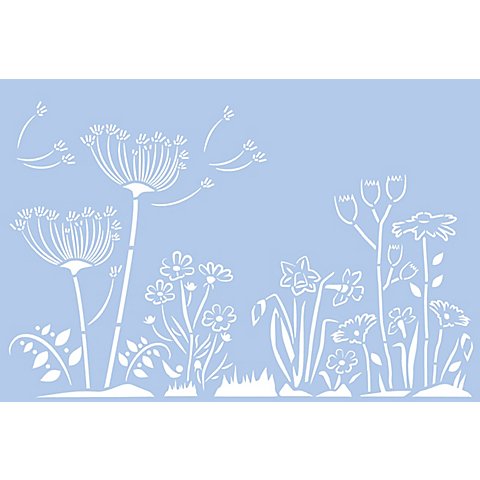 buttinette Schablone "Wiesenblumen", 29,5 x 20 cm buttinette Schablone "Wiesenblumen", 29,5 x 20 cm von buttinette