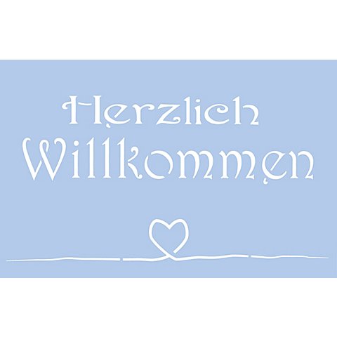 buttinette Schablone "Willkommen", 59 x 39 cm buttinette Schablone "Willkommen", 59 x 39 cm von buttinette