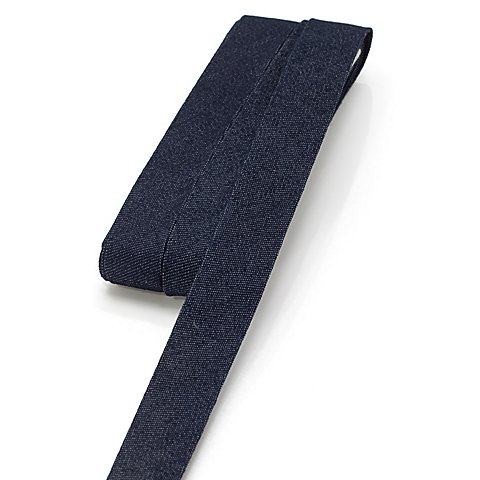 buttinette Schrägband "Jeans", marine, Länge: 5 m von buttinette