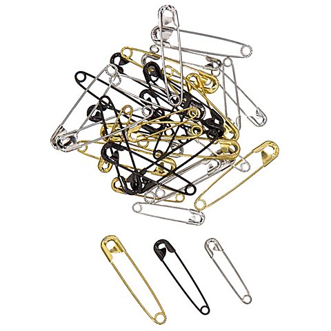 buttinette Sicherheitsnadeln, Länge: 24–38 mm, Inhalt: 70 Stück buttinette Sicherheitsnadeln, Länge: 24–38 mm, Inhalt: 70 Stück von buttinette
