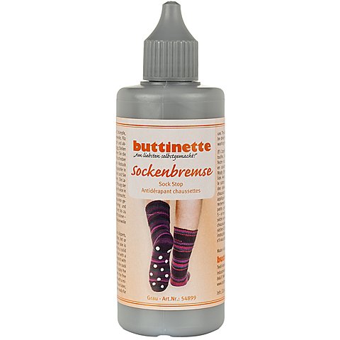 buttinette "Sockenbremse", 100 ml, grau buttinette "Sockenbremse", 100 ml, grau von buttinette
