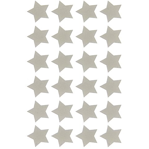 buttinette Sockenstopper "Sterne", 1,5 cm, Inhalt: 24 Stück von buttinette