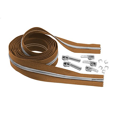 buttinette Spiral-Endlosreißverschluss im Set, camel, 2 m buttinette Spiral-Endlosreißverschluss im Set, camel, 2 m von buttinette