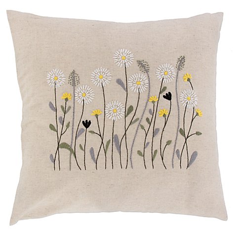 buttinette Stickkissen "Blüten modern" von buttinette