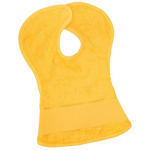 buttinette Sticklätzchen mit Klettverschluss an Hals und Rücken, gelb von buttinette