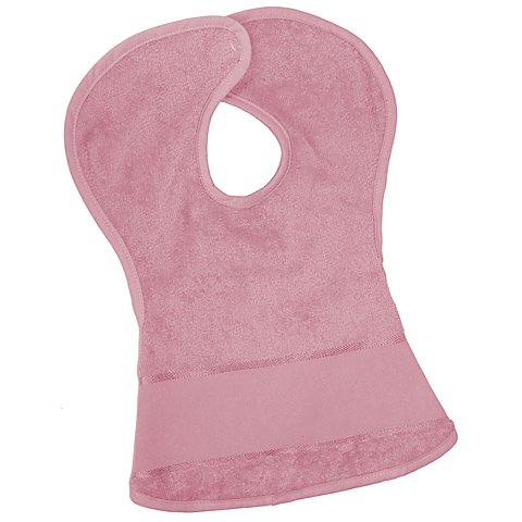 buttinette Sticklätzchen mit Klettverschluss an Hals und Rücken, mauve von buttinette