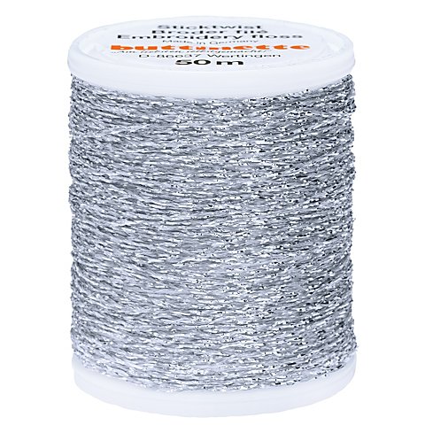 buttinette Sticktwist "Metallic", silber, 50 m buttinette Sticktwist "Metallic", silber, 50 m von buttinette