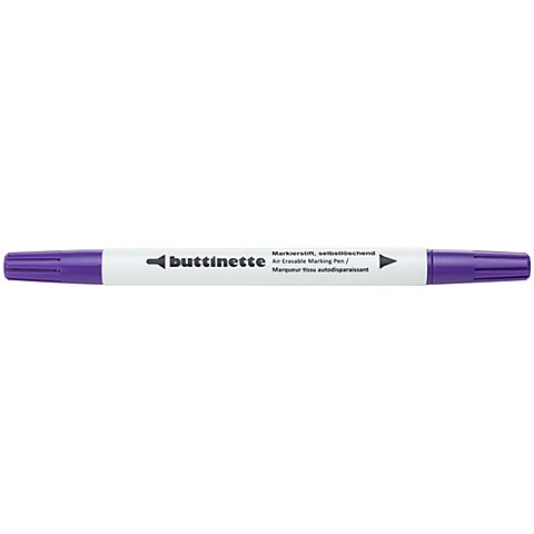 buttinette Stoffmarkierstift, selbstlöschend, Farbe: lila, Inhalt: 1 Stück von buttinette