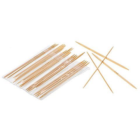 buttinette Strumpfstricknadel-Set, Bambus, 15 cm, Stärken: 2–4 buttinette Strumpfstricknadel-Set, Bambus, 15 cm, Stärken: 2–4 von buttinette