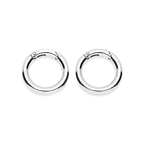 buttinette Taschenringe mit Karabineröffnung, Größe: 36 mm Ø, Inhalt: 2 Stück buttinette Taschenringe mit Karabineröffnung, Größe: 36 mm Ø, Inhalt: 2 Stück von buttinette