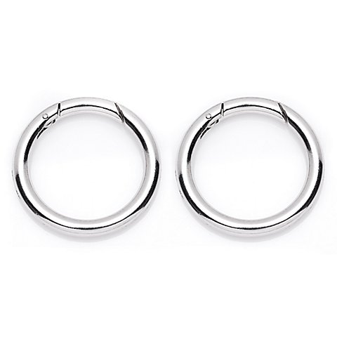 buttinette Taschenringe mit Karabineröffnung, Größe: 48 mm Ø, Inhalt: 2 Stück buttinette Taschenringe mit Karabineröffnung, Größe: 48 mm Ø, Inhalt: 2 Stück von buttinette