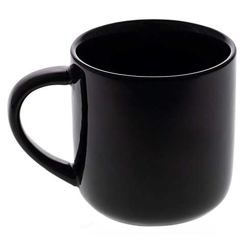 buttinette Tassen schwarz, 7,5 x 7,5 cm Ø, 2 Stück von buttinette