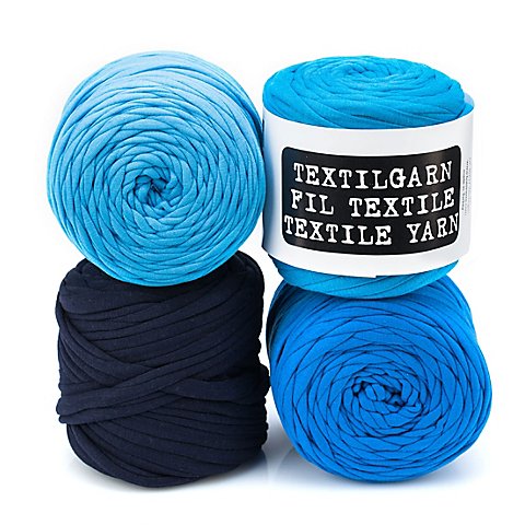 buttinette Textilgarn, Blautöne, 1000 g von buttinette