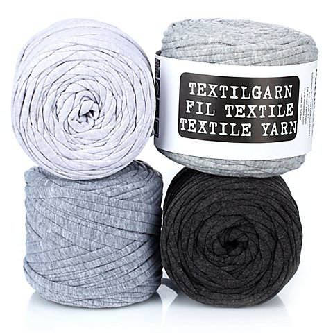 buttinette Textilgarn, Grautöne, 1000 g von buttinette