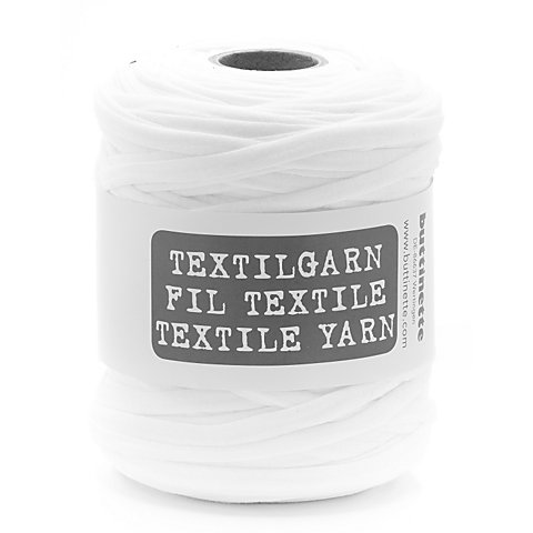 buttinette Textilgarn, weiß, 450 g von buttinette