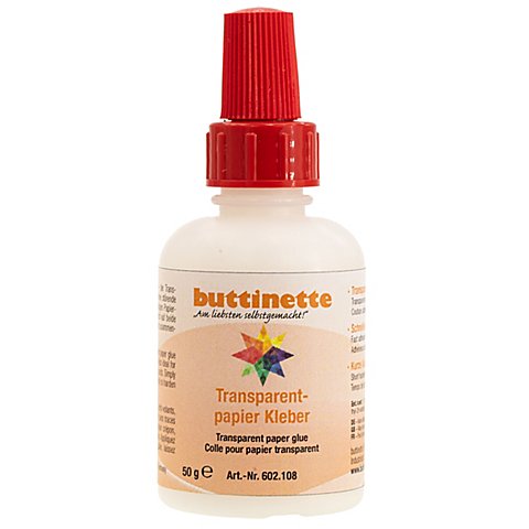 buttinette Transparentpapier Kleber, 50 g buttinette Transparentpapier Kleber, 50 g von buttinette