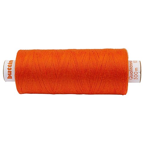 buttinette Universal-Nähgarn, Stärke: 100, 500m-Spule, orange buttinette Universal-Nähgarn, Stärke: 100, 500m-Spule, orange von buttinette
