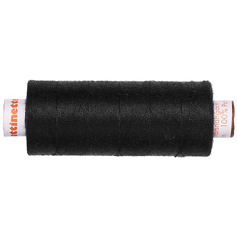 buttinette Universal-Nähgarn, Stärke: 100, 500m-Spule, schwarz buttinette Universal-Nähgarn, Stärke: 100, 500m-Spule, schwarz von buttinette