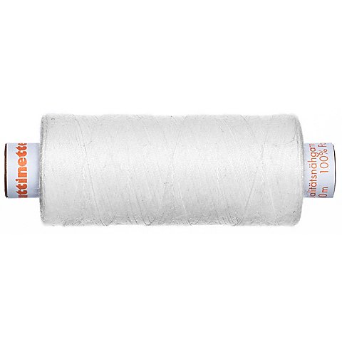 buttinette Universal-Nähgarn, Stärke: 100, 500m-Spule, weiß buttinette Universal-Nähgarn, Stärke: 100, 500m-Spule, weiß von buttinette