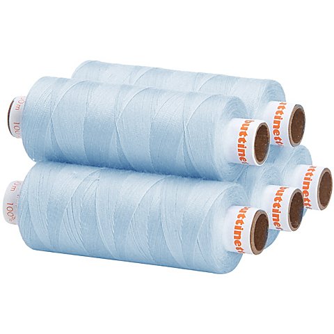 buttinette Universal-Nähgarn, Stärke: 100, 5er-Pack, aqua buttinette Universal-Nähgarn, Stärke: 100, 5er-Pack, aqua von buttinette