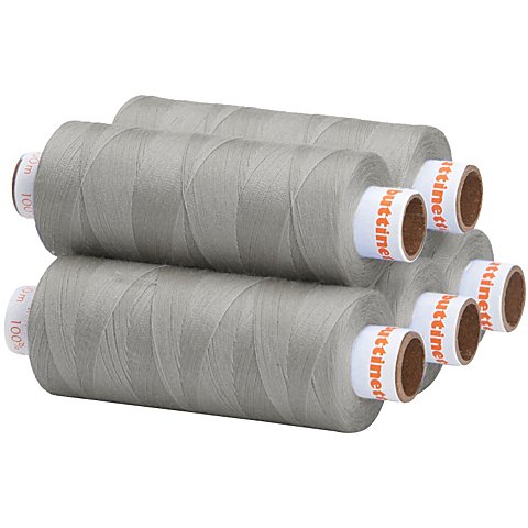 buttinette Universal-Nähgarn, Stärke: 100, 5er-Pack, stein buttinette Universal-Nähgarn, Stärke: 100, 5er-Pack, stein von buttinette
