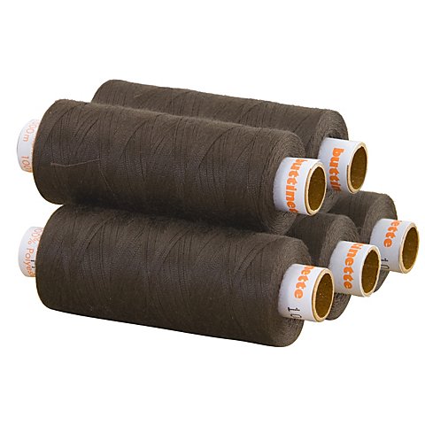 buttinette Universal-Nähgarn, Stärke: 100, 5er-Pack, taupe buttinette Universal-Nähgarn, Stärke: 100, 5er-Pack, taupe von buttinette