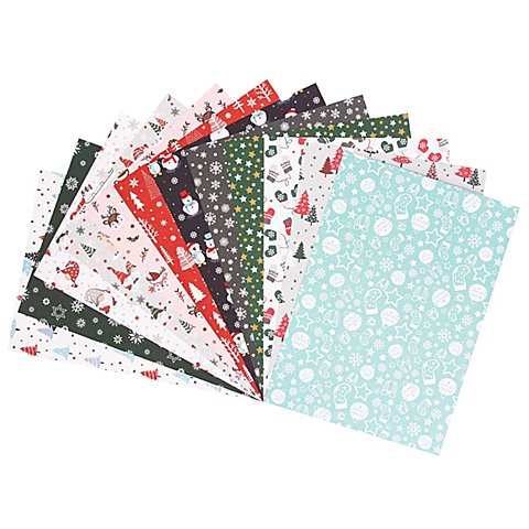 buttinette Weihnachtspapier, 21 x 29,7 cm, 24 Blatt buttinette Weihnachtspapier, 21 x 29,7 cm, 24 Blatt von buttinette