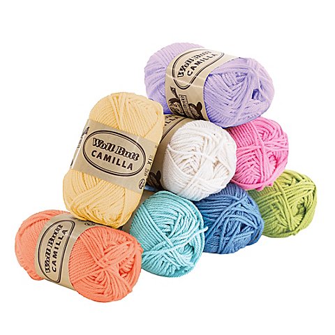 buttinette Woll Butt Camilla Mini-Knäuel, Pastellfarben buttinette Woll Butt Camilla Mini-Knäuel, Pastellfarben von buttinette