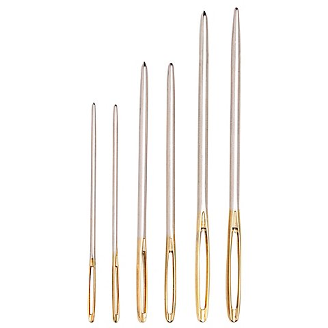 buttinette Wollnadeln, stumpf und spitz, Größe: 5–7 cm, Inhalt: 6 Stück buttinette Wollnadeln, stumpf und spitz, Größe: 5–7 cm, Inhalt: 6 Stück von buttinette
