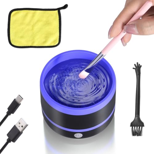 Elektrischer Pinselreiniger für Künstler, tragbarer USB-Pinselreiniger für Make-up, Acryl, Aquarell, Öl, Gouache-Malerei von byepica