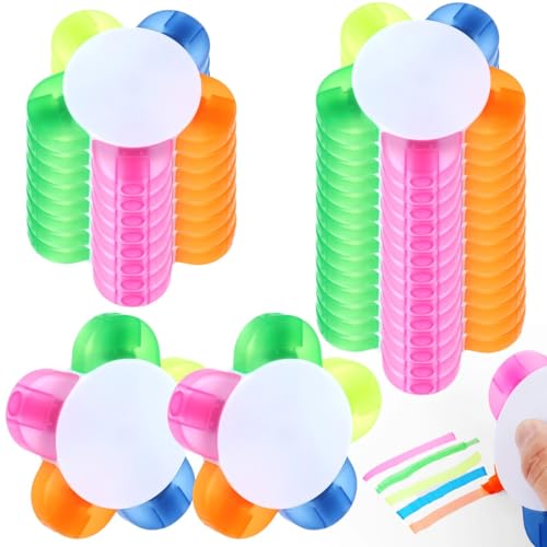 Textmarker mit Blütenblättern, mehrfarbig, fluoreszierende Marker, 5-in-1-Design zum Schreiben, Zeichnen und Basteln, ideales Schreibwaren für Zuhause, Büro und Schule, 24 Stück Textmarker mit Blütenblättern, mehrfarbig, fluoreszierende Marker, 5-in-1-Design zum Schreiben, Zeichnen und Basteln, ideales Schreibwaren für Zuhause, Büro und Schule, 24 Stück von byepica