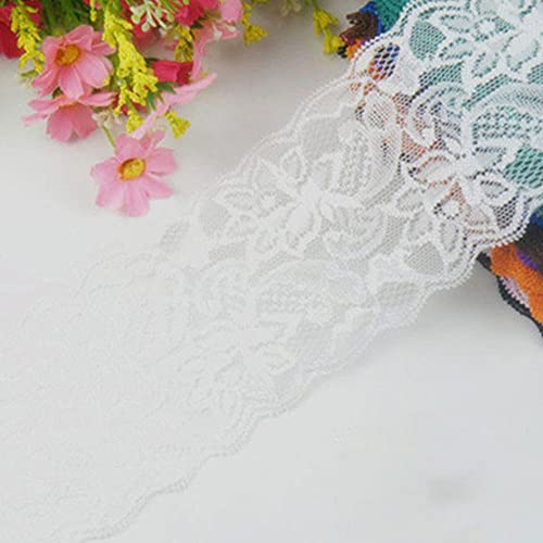 2 Meter/los 8 cm Elastische dehnbare Spitzenbesatz für DIY Brautkleid Unterwäsche Dessous Spitze Bänder weiße beige Creme schwarze Spitze,Ivory 2 Meter/los 8 cm Elastische dehnbare Spitzenbesatz für DIY Brautkleid Unterwäsche Dessous Spitze Bänder weiße beige Creme schwarze Spitze,Ivory von bzcemind