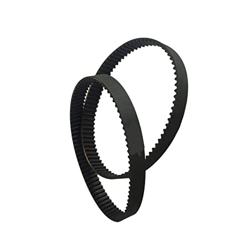 5pcs S2M Timingriemenbreite 6 mm geschlossene Synchrongummigürtel mit geschlossenem Kreislauf,108mm von bzcemind