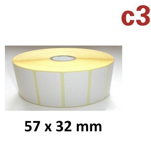 57x32 mm ThermoEtiketten Rolle mit 2.100 Etiketten Zebra 57x32 mm ThermoEtiketten Rolle mit 2.100 Etiketten Zebra von c3-etiketten