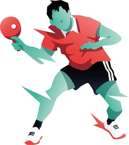 Cadox - Ping Pong Ping Pong Sticker - Sportaufkleber - vorgestanzter Aufkleber auf weißem Vinyl - UV- und waschbeständig - für Telefon, Laptop, Hefte, Fenster - 95 x 125 mm Cadox - Ping Pong Ping Pong Sticker - Sportaufkleber - vorgestanzter Aufkleber auf weißem Vinyl - UV- und waschbeständig - für Telefon, Laptop, Hefte, Fenster - 95 x 125 mm von cadox
