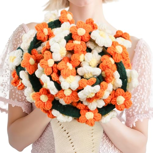 Gänseblümchen-Häkelblumen-Blumenstrauß, Decke, Geburtstagsgeschenke für Mutter, Freundin, Geschenke für Frauen, Geburtstag, Abschluss, Geschenke für Teenager, Schwester, Tochter, Freund, Lehrer Gänseblümchen-Häkelblumen-Blumenstrauß, Decke, Geburtstagsgeschenke für Mutter, Freundin, Geschenke für Frauen, Geburtstag, Abschluss, Geschenke für Teenager, Schwester, Tochter, Freund, Lehrer von cagulax